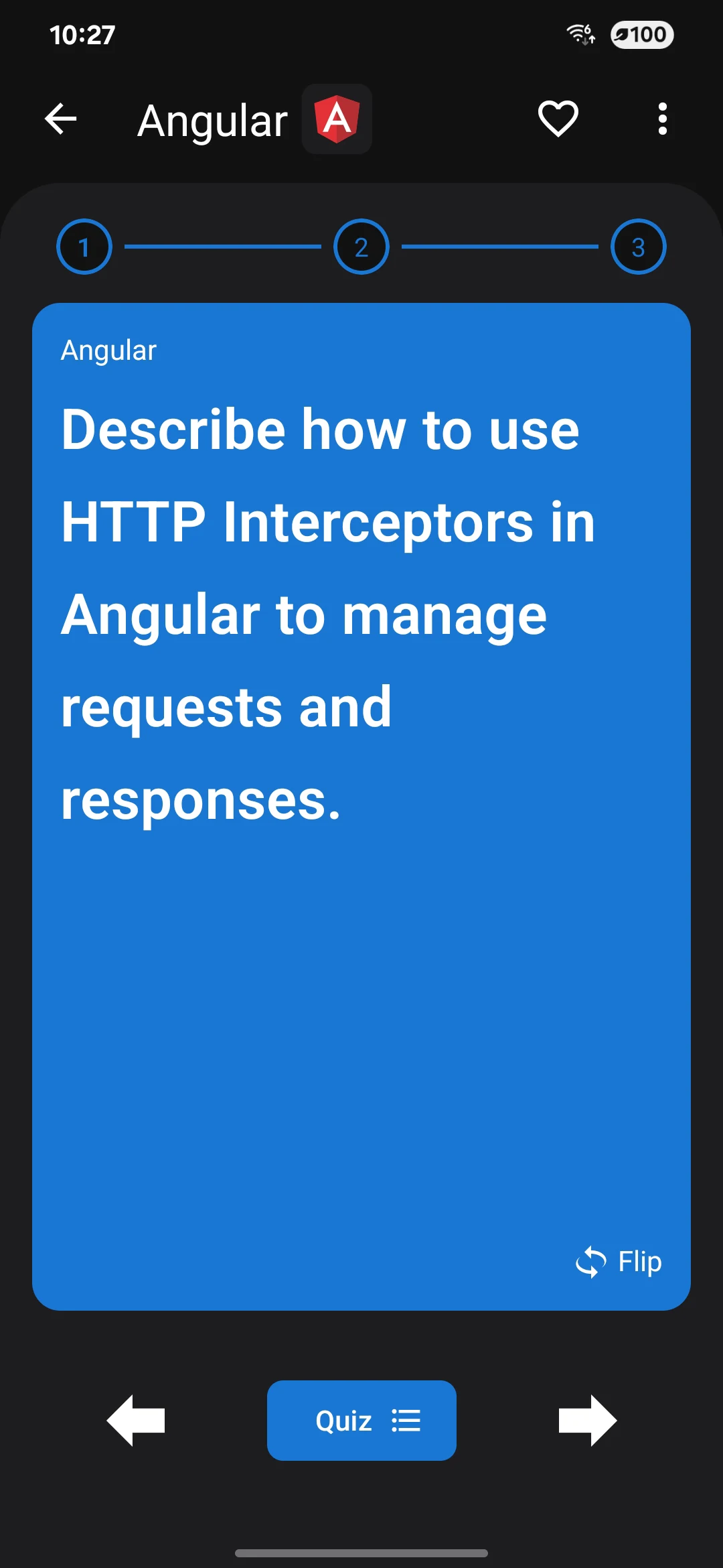 IT Flashcards App Screenshot 2